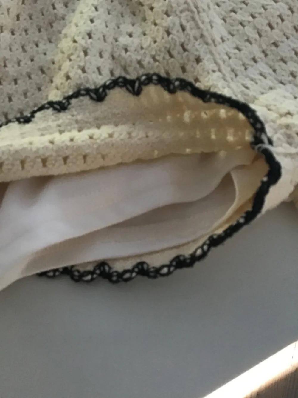 Btween crochet 2 piece short set , Ivory, Size Toddler Girl 2T